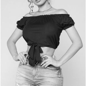 Fashion Nova ladies off the shoulder blouse